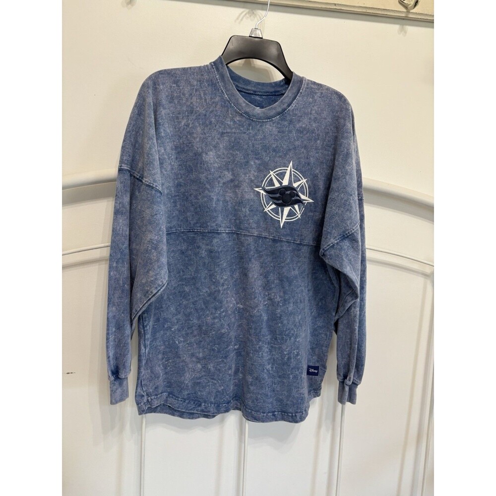 Disney Spirit Jersey Denim Chambray Look Disney Cruise Line XS EUC